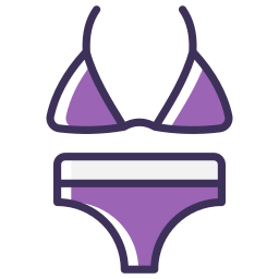 bikini icono
