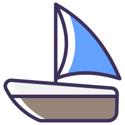 barco de vela icono