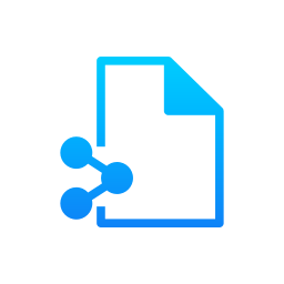 recurso compartido de archivos icono