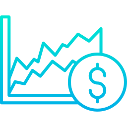 Line chart icon