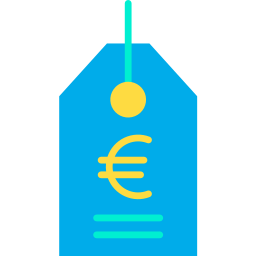Euro tag icon