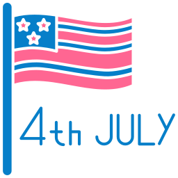 cuatro de julio icono
