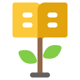 crecimiento de la educación icono