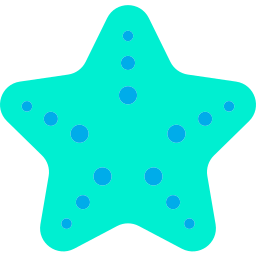 Estrella de mar icono