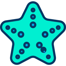 Estrelas do mar Ícone