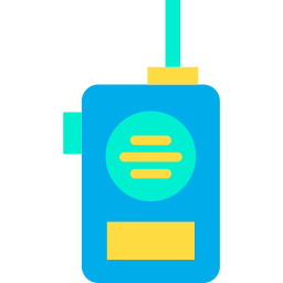 Walkie talkie icono