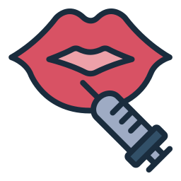 relleno de labios icono