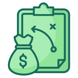 estrategia de inversión icono