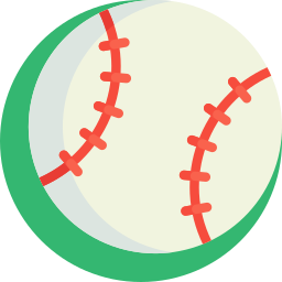 Бейсбольный мяч иконка