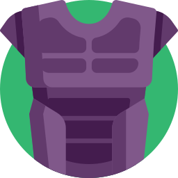 Chest protection icon