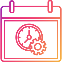 gestión del tiempo icono