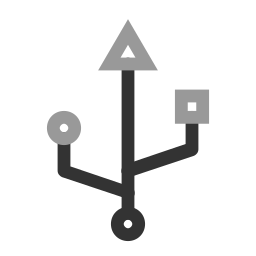 puerto usb icono