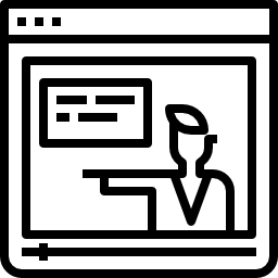 reproductor de video icono