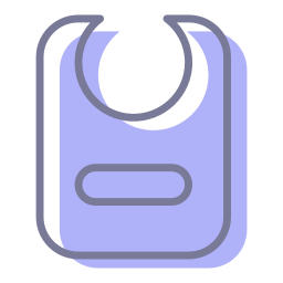 Baby bib icon