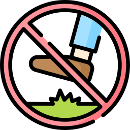 Keep off the grass icon