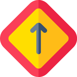 Señal de tráfico icono