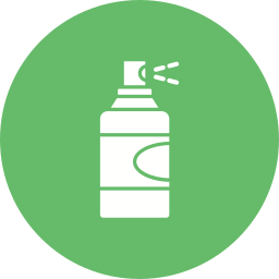 laca para el cabello icono