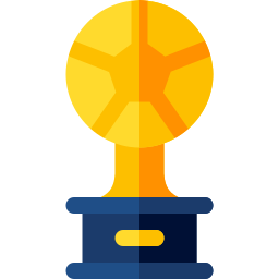 trofeo di calcio icona