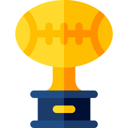 Football trophy icon