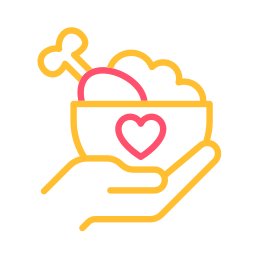 donación de alimentos icono