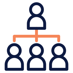 Organization chart icon