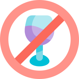 niet drinken icoon