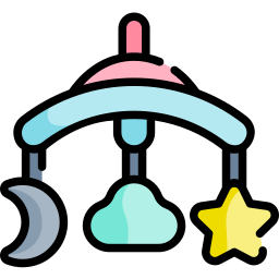 Crib toy icon