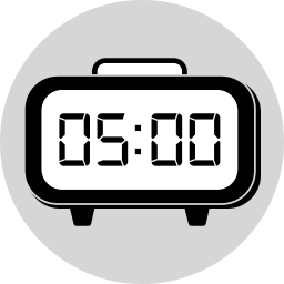 reloj de mesa icono
