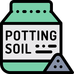 Potting soil icon