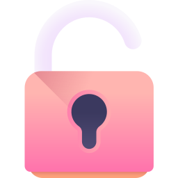 Open padlock icon