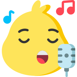 Singing icon