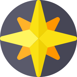 Estrella polar icono