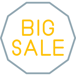 gran venta icono