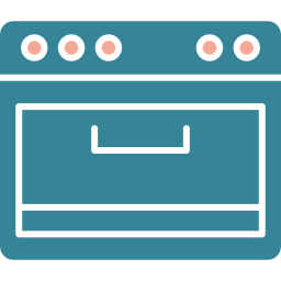 estufa de cocina icono