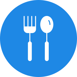 Fork and spoon icon