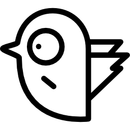 pájaro icono