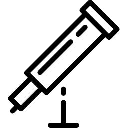 télescope Icône