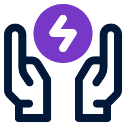 ahorra energía icono