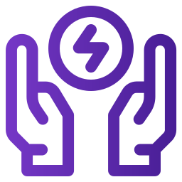 ahorra energía icono