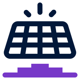 panel solar icono