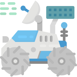 Rover lunar icono