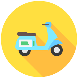 scooter electrico icono