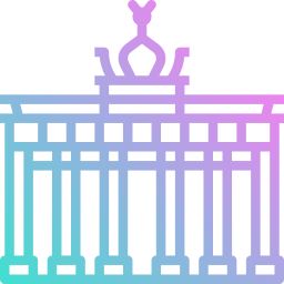 Brandenburg gate icon