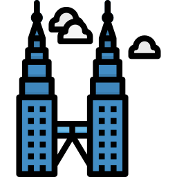 petronas zwillingsturm icon