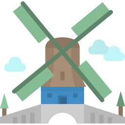 moinho de vento Ícone