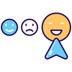 reacción icono