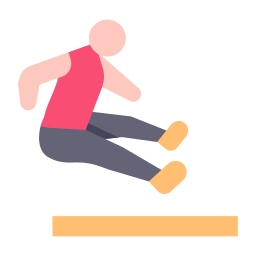 salto largo icono