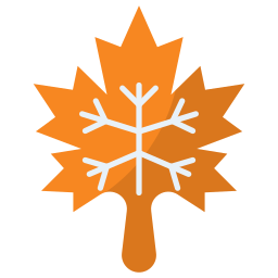 foglia di acero icona