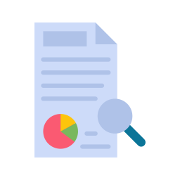 investigar datos icono