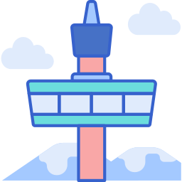 Panoramic tower icon